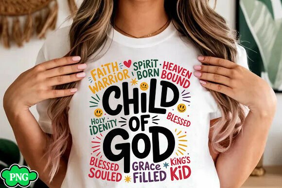 Child of God Kids T Shirt SVG: A Perfect Graphics Asset