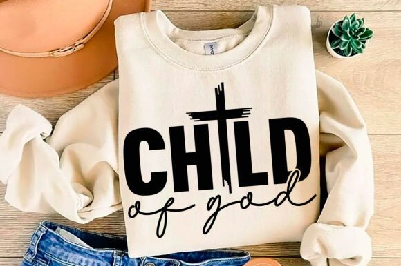 Child of God Svg Png, Christian Png for T-Shirt Designs and Graphics