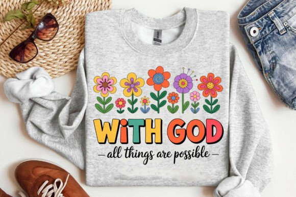 Christian Bible Verse PNG for Graphics and T-Shirt Designs
