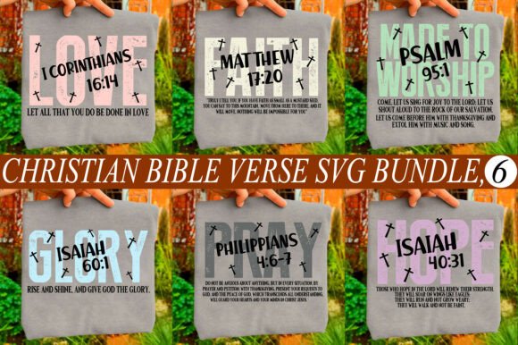 Christian Bible Verse Svg Bundle: Perfect for T-Shirt Designs