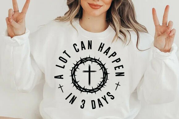 Christian Easter PNG Faith Quote for T-Shirt Designs