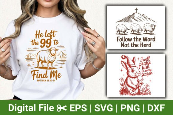 Christian Faith Bundle: A Versatile T-Shirt Design for Graphics