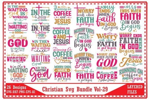 Christian Svg Bundle Vol-29: A Versatile Embroidery Design