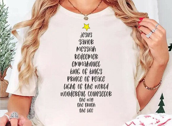Jesus Christmas Tree SVG: Perfect for T-Shirt Designs and Graphics