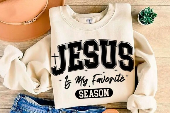 Jesus is My Favourite Season: A Versatile Graphics Asset for T-Shirt Designs