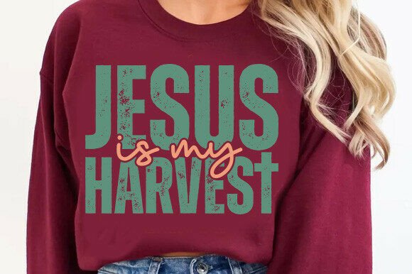 Jesus is My Harvest SVG: A Unique T-Shirt Design for Faithful Brands
