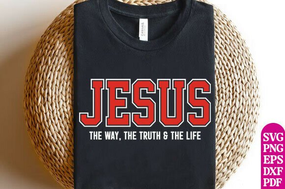 Jesus Svg Bible Verse for T-Shirt Designs and Graphics