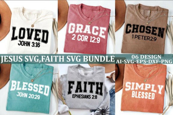 Jesus Svg, Faith Svg Christian Graphics for T-Shirt Designs
