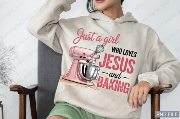 Just a Girl Who Loves Jesus: Perfect for T-Shirt Designs & Graphics