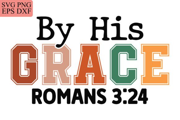 Review: By His Grace Romans 324 Christian PNG for Graphics